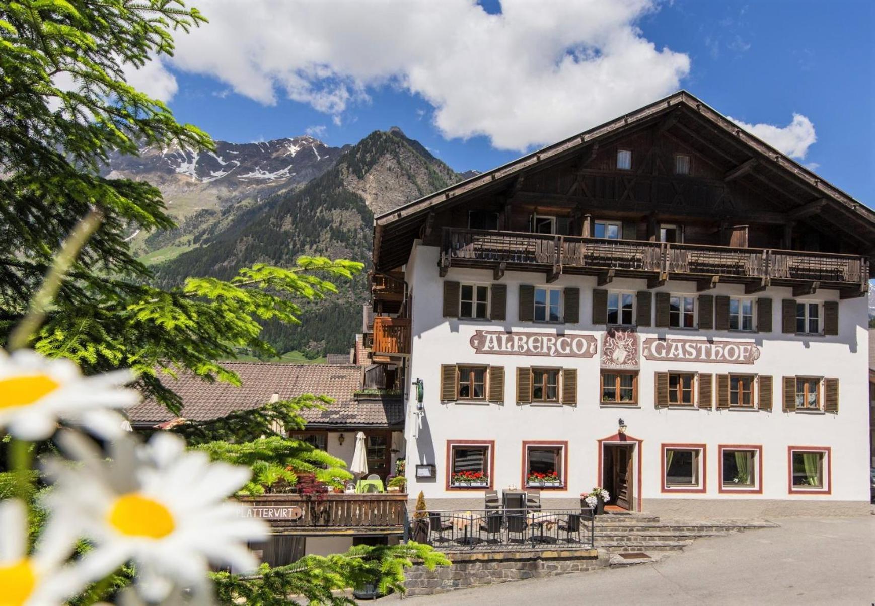 Gasthof Platterwirt Moos Exterior foto